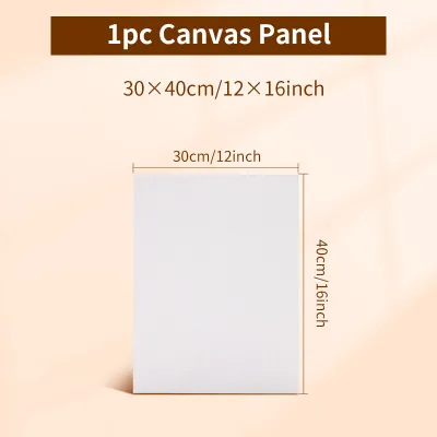 1pc Maries Canvas BoardArt Painting White Blank Canvas PanelsOilAcrylicGouacheTempera Paint for Professionals & Beginners