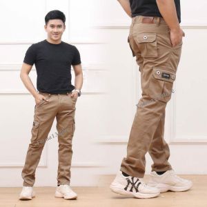 CELANA CARGO PANJANG PRIA BAHAN COTTON UKURAN 27-38 PREMIUM