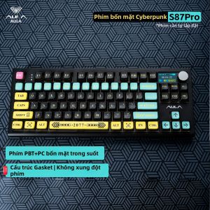 AULA | Bàn Phím Cơ Không Dây Bluetooth 87 Phím