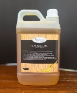 Minyak Biji Rami (Linseed Oil) untuk Kayu - Anti Rayap - Pencair Cat - Pengkilap Kayu Alami 2L
