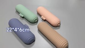 Silicone Makeup Organizer Bag | Travel Cosmetic Storage Pouch | 4 Colors