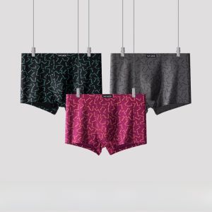 miiow | Plus Size Mens Cotton Underwear Loose Fit Summer Print Fat Lad Boxer Shorts Comfortable Breathable Sporty Style Youth Suitable