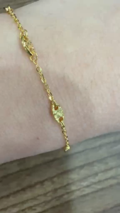 Poh Heng Jewellery 22K Oval Link Mariner Bracelet in Yellow Gold [Price By Weight]