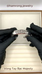 Vòng Bạc S925 Cao Cấp Phong Cách Mở | Vòng Tay Bạc Majesty 41 HAMRONG