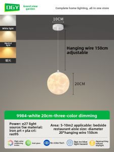 DGY | Commercial Industrial Round Moon Lamp