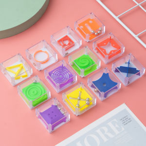 Creative Balance Bead Plate Maze 12 Styles Educational Toys Child Concentration Gift Pupil Prize