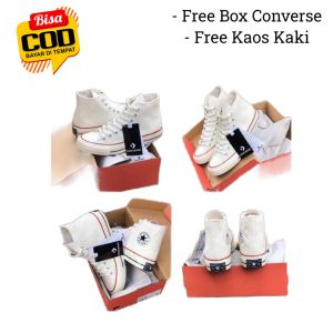 Bayar di tempat/COD Sepatu Converse69 70s High Cream Ox BNIB Sepatu Murah Sepatu Pria dan Wanita