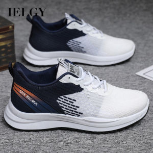 IELGY flyweave trendy casual lightweight running sneakers for men