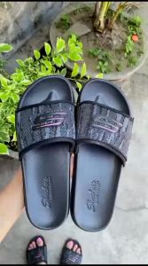 Sandal Skecher Slide Wanita Terbaru Sendal Wanita Selop Anti Slip Sendal Cewek Skecher Kekinian