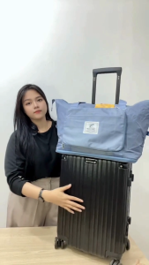 Tas Travel Portable Olahraga Waterproof Lipat Bisa DiGembok Bag Duffel-Tas Jinjing Kualitas Premium-210