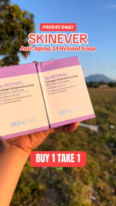 Buy 1 Take 1 | SKINEVER 3A Retinol Collagen Brightening Soap Anti-Aging Firming & Radiant Skin 100g