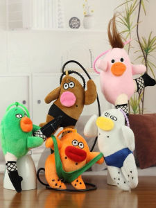 Đồ Chơi Búp Bê Vải PP Chất Lượng Cao Cho Người Lớn Đồ Chơi Thú Mông Lung Dễ Thương Đồ Trang Trí Treo Nhỏ Đồ Chơi Thú Vui Giải Trí