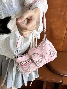 กระเป๋าสะพายข้างใต้วงแขนสำหรับผู้หญิง กระเป๋าสะพายข้างแบบสะพายข้าง กระเป๋าถือแฟชั่นฤดูใบไม้ผลิและฤดูร้อน กระเป๋าสะพายข้างแบบอเนกประสงค์