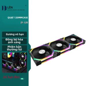 UPSIREN ZF-120 12cm ARGB RGB Máy Tính Làm Mát Yên Tĩnh Quạt 12V Với Khối Lượng Không Khí Lớn 45CFM 600-1500RPM Và 26 Hạt Đèn