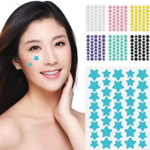 Acne Pimple Patches Hydrocolloid Acne Patch Star-Shaped Pimple Stickers Waterproof