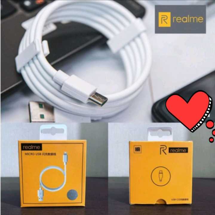 KABEL DATA/USB REALME ORIGINAL MICRO & TYPE C FAST CHARGING C1,C2,C3 ...