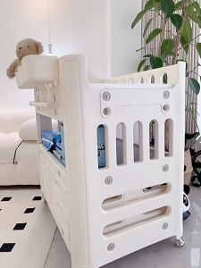 โต๊ะเปลี่ยนผ้าอ้อม พรีเมียม ปรับความสูงได้ ล้อพร้อมเบรกเงียบ ลิ้นชักเก็บของ แข็งแรงปลอดภัย สำหรับทารก