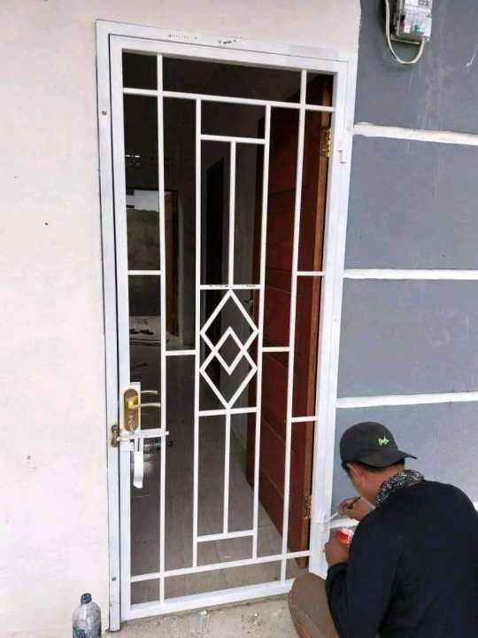 pintu tralis pintu pengaman pintu besi pintu kasa nyamuk | Lazada Indonesia