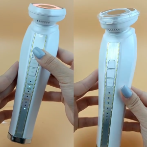 Hot & Cold Pulse Facial Beauty Device – (Clean/EMS/Pulse/Cool) 7 Color LED Adjustable Intensity Type-C Rechargeable