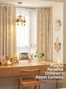 WEILAISHI | Sun Protection Childrens Room Small Window Curtain