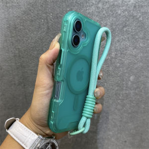 เคสโทรศัพท์แบบหนาขึ้นพร้อมแม่เหล็กแบบสามในหนึ่งสำหรับ Apple 16 pro Max 15 pro 14 13 12 คู่รักหรูหรา 16 plus ดีไซน์เรียบง่าย สไตล์อินส์