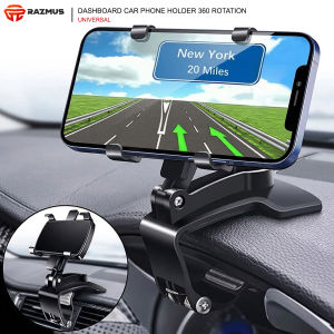 Car Phone Mount 360 Degree Rotation Dashboard Clip Mount