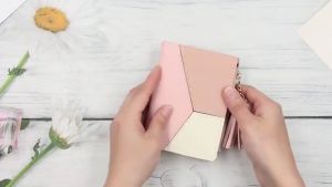 Short Ladies Wallet Zipper Wallet Female Student Korean Style Stitching Contrast Color Card Holder