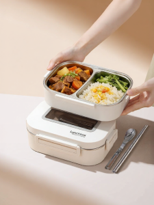 YOULUNMEI | Microwave-safe Food-grade Stainless Steel Bento Box