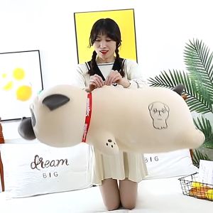 Gấu bông chó mặt xệ pulldog Thú nhồi bông chó nô tài cao cấp