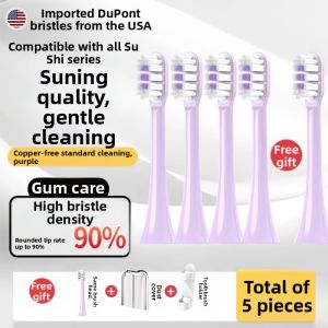 Soft Bristle Electric Toothbrush Heads for Adults Suitable for Soocas X3 U V1 X5V2 Dental Care Replacement Brush Heads