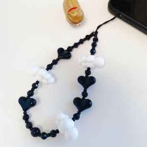 Gantungan hp manik awan love | Phone strap ala korea manik premium | Tali hp lucu