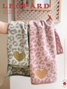 Pure Cotton Heart Pattern Towel Facial Washcloth Soft for Men And Women Absorbent Bathroom Hand Towel Couples Towel