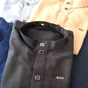 Gamis Anak Remaja Jubah Katun Premium Lengan Panjang Usia 7-14 Tahun Abu