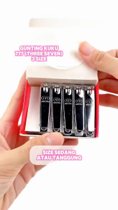 Gunting Kuku Triple Seven 777 Stainlees Steel N-608