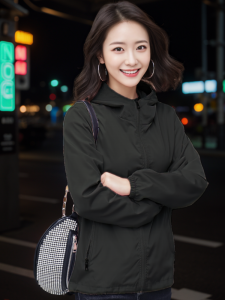 Áo Khoác Gió Nữ Mùa Xuân Thu 2025 Mới Mỏng Cao Cấp Áo Khoác Ngoài Thường Ngày Áo Khoác Dài Tay Áo Khoác Ngắn Màu Trơn