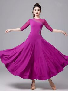 Modern National Standard Waltz Latin Dance Dress Practice Performance Competition Costume