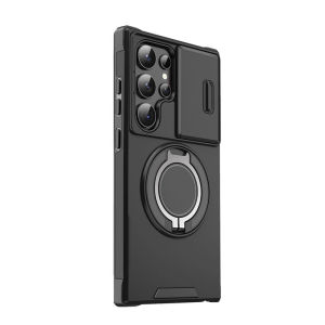 Ring Stand Wireless Charging Supported Shockproof Phone Case