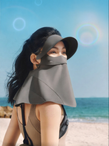 Beneunder | Full Protection Neck & Face Mask MP356 Black Glue Integrated UV Protection Sunscreen Neck Protector