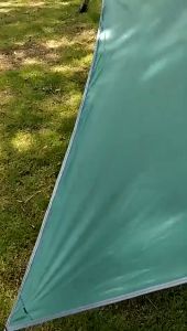 3x3m Awning Waterproof Tarp Tent Shade Ultralight Garden Canopy Sunshade Outdoor Camping Tourist Beach Sun Shelter Contains poles