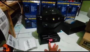 COD Cepat MOVING HEAD BALL & Lampu Panggung Mini 16/18 Saluran