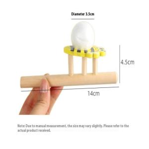 [DO]Cartoon Foam Ball Blower Traditional Wooden Rods Blowing Ball Game Fun Gadgets Balance Training Educational Learning Toys