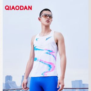 Qiaodan Feiying Mens Tank Top Quick Drying Sleeveless Marathon Running Race ZVS33231369R