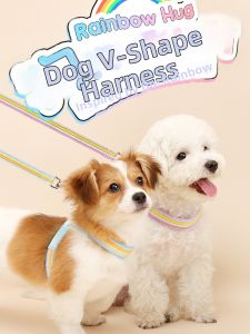 FENGCAO | Dog Harness Vest & Leash Set for Small to Medium Breeds Collar