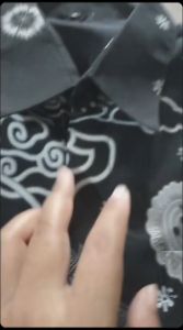 Kemeja Batik Pria Lengan Panjang Lafis Furing Motif Merak Abu Kualitas Premium konveksi Sendiri bisa grosir maupun ecer