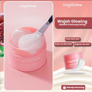 Junkie Makeup - GLAD2GLOW Pomegranate 5% Niacinamide Brightening Moisturizer