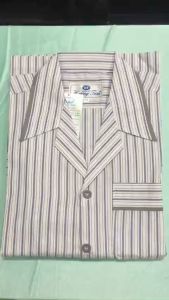 Bộ Pyjama HUONGTAM Kate Nam tay ngắn cao cấp(PNK02N9). Chất liệu Kate loại tốt:  mềm mại thoáng mát không phai màu.