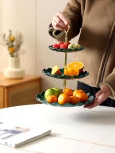 🐻DAILY2U🐻 3 Tier High Tea Stand Dessert Cupcake Cakes Fruit Party Serving Platter Tray Food Tower Plates Tray Dessert 点心架