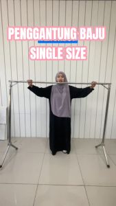 ⚡️LIKE BUG⚡️Rowan 240cm Stainless Steel Foldable Cloth Drying Rack Indoor & Outdoor Drying Rack | Cloth Drying Rack | Ampaian baju 240cm Rak Pengeringan Pelbagai Fungsi