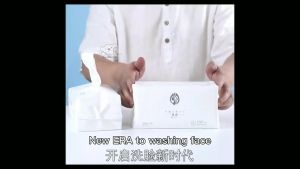 100PCS Facial Towel Cotton Tissue Poetic Silk Disposable Facial Makeup Remover & Dry Wet Cleansing Muka 一次性加厚柔软洗脸巾 抽取式纯棉洗脸巾洁面巾