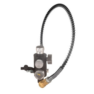 HPA Scuba Air Tank Pressure Relief Valve Regulator Gas Cylinder Refill Filling Adapter Regulating For Station Paintball Diving Snorkeling Accesories